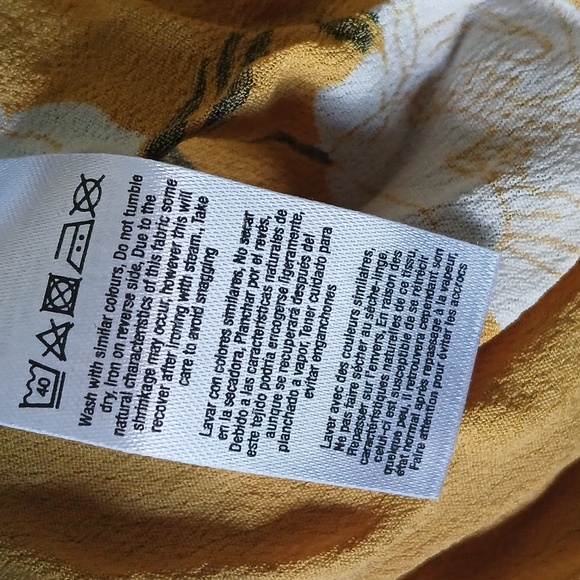 Floral Yellow Kimono Tunic - Picture 16 of 16